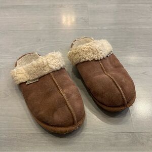 BEARPAW Womens Slippers FIONA Hickory Medium Brown Size 9